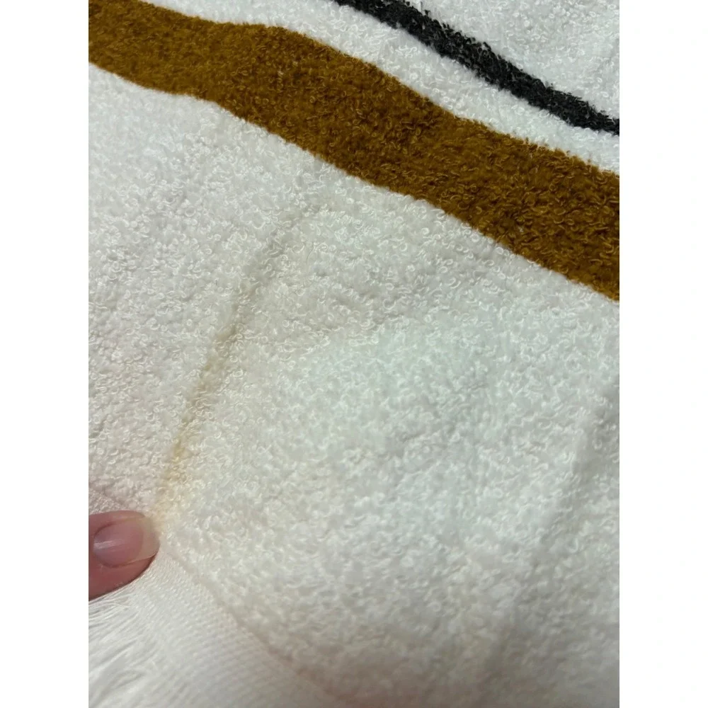 As is Vintage‎ Fruit Basket Kitchen Hand Towel Fringed never washed/used